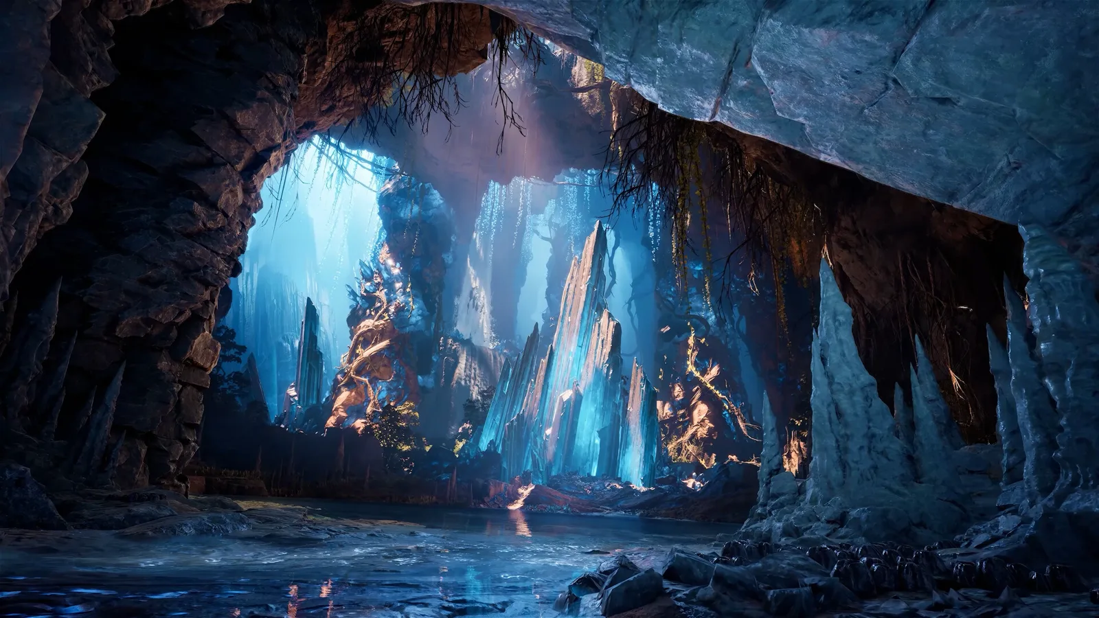 AION 2 global release date hub — official Steam screenshot of world exploration